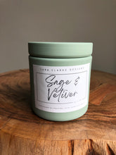 Load image into Gallery viewer, Sage & Vetiver 8oz - Sage Tin