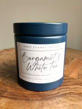 Load image into Gallery viewer, Bergamot & White Tea 8oz - Navy Tin