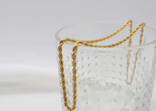 Load image into Gallery viewer, 18k Rope Chain 18” Length