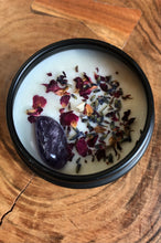 Load image into Gallery viewer, Amethyst Soy Candle - Pumpkin Mahogany