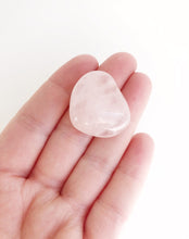 Load image into Gallery viewer, Small Rose Quartz Tumbled Stone