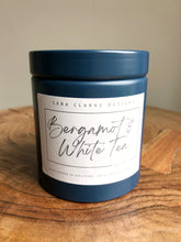 Load image into Gallery viewer, Bergamot &amp; White Tea 8oz - Navy Tin
