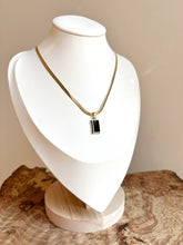 Load image into Gallery viewer, Black Herringbone Necklace

