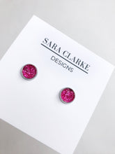 Load image into Gallery viewer, Hot Pink Stud 8mm
