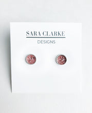Load image into Gallery viewer, Flamingo Pink Studs 8mm
