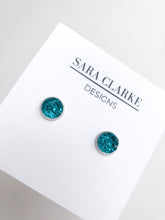 Load image into Gallery viewer, Teal Stud 8mm
