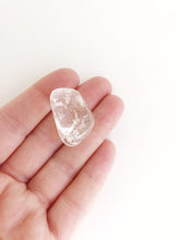 Load image into Gallery viewer, Small Clear Quartz Tumbled Stone
